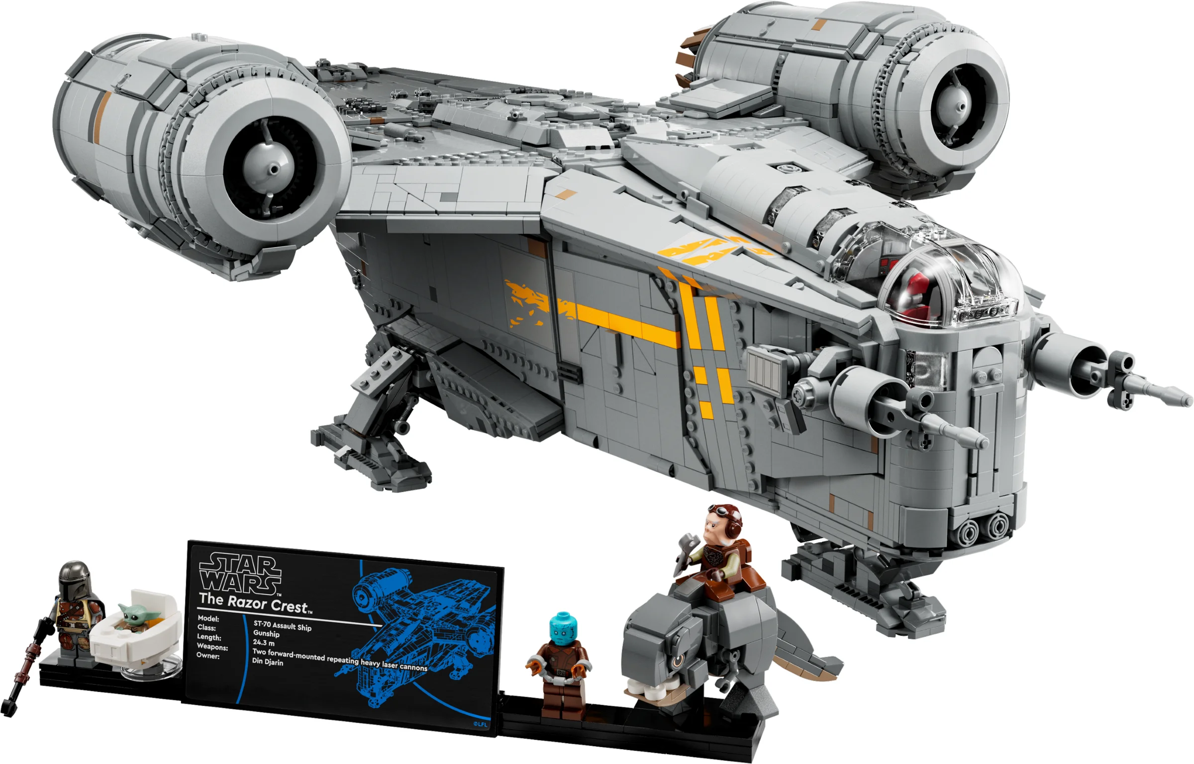 LEGO 75331 - Recenzie LEGO Star Wars 75331 The Razor Crest: O capodoperă UCS pentru fanii Mandalorian