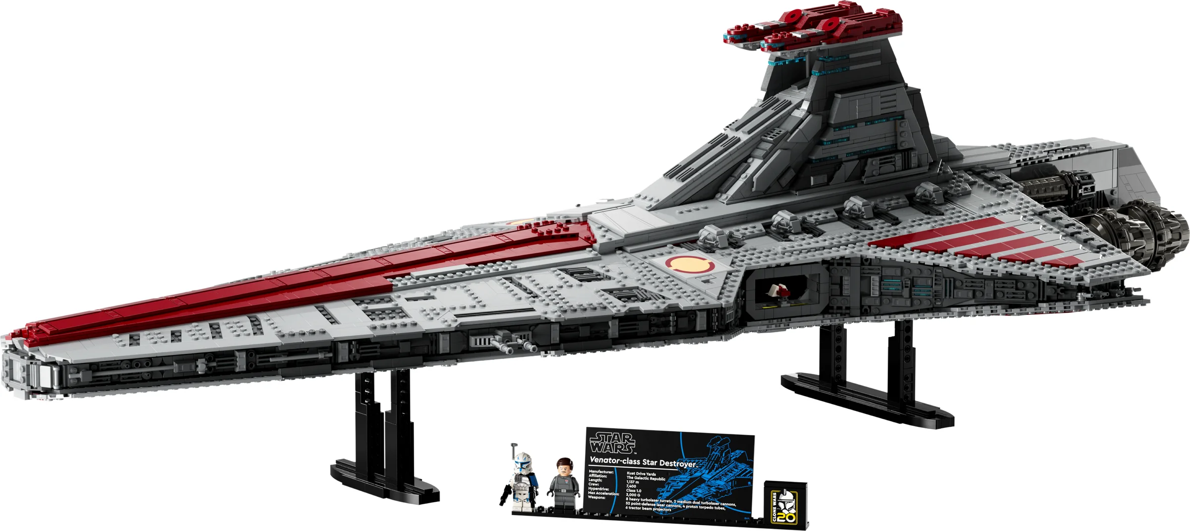 LEGO 75367 - Recenzie LEGO Star Wars 75367 Venator-class Republic Attack Cruiser: Un gigant al Războiului Clonelor