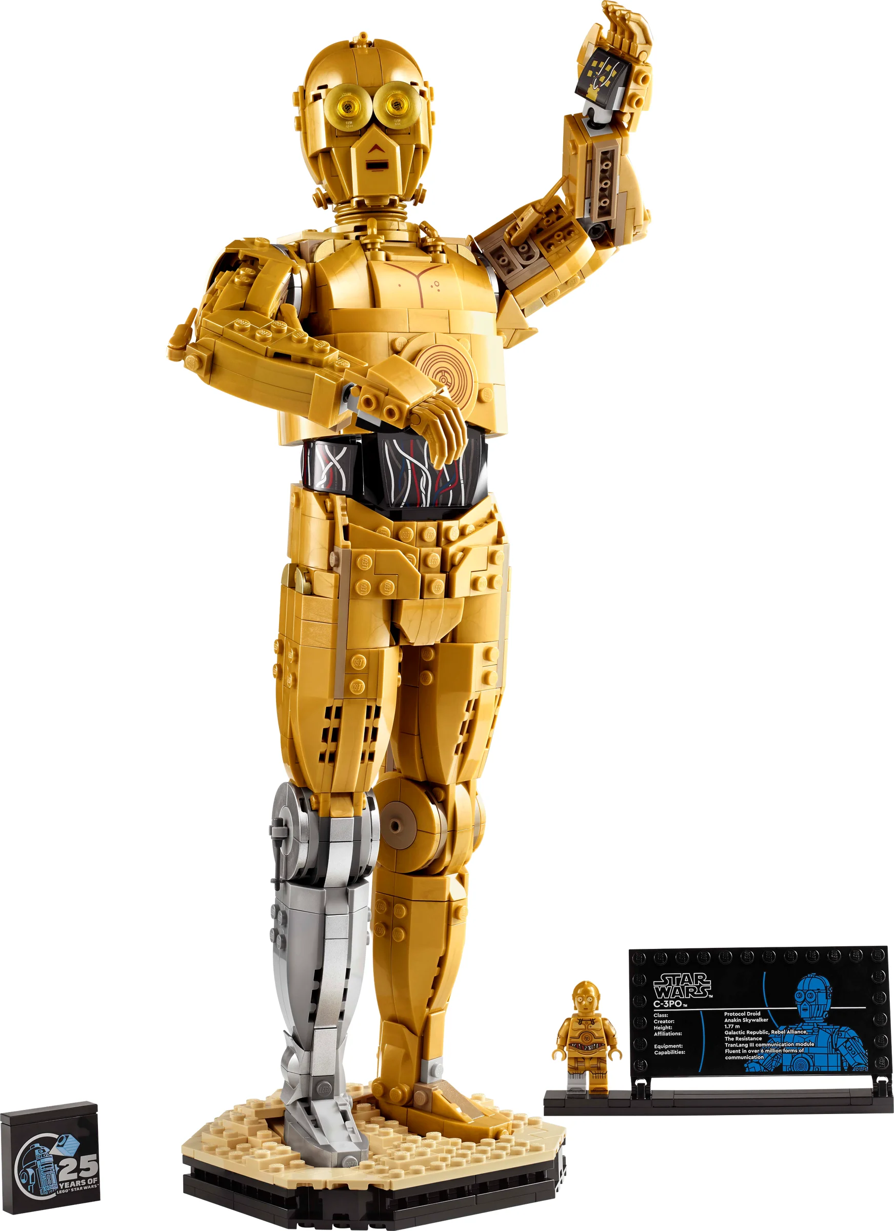 LEGO 75398 - Recenzie LEGO Star Wars 75398 C-3PO: Droizorul de protocol în toată splendoarea sa aurie