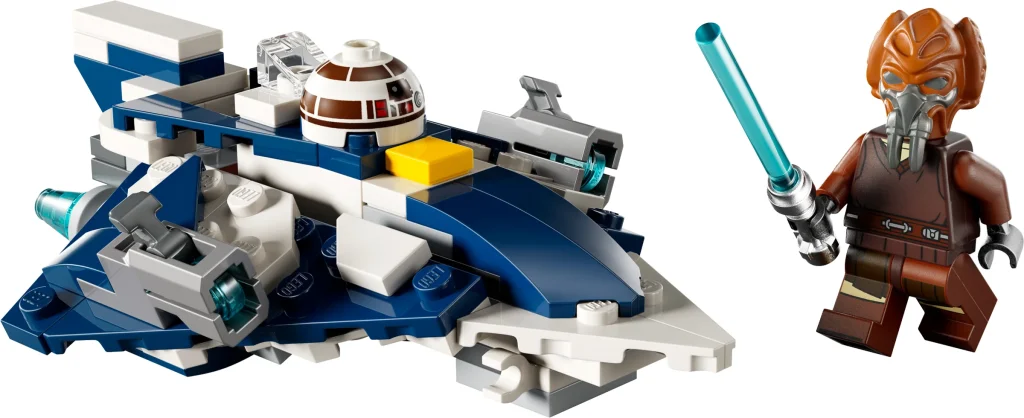 LEGO 75400 - LEGO 75400 Plo Koon's Jedi Starfighter Microfighter: Un vânător stelar Jedi în miniatură