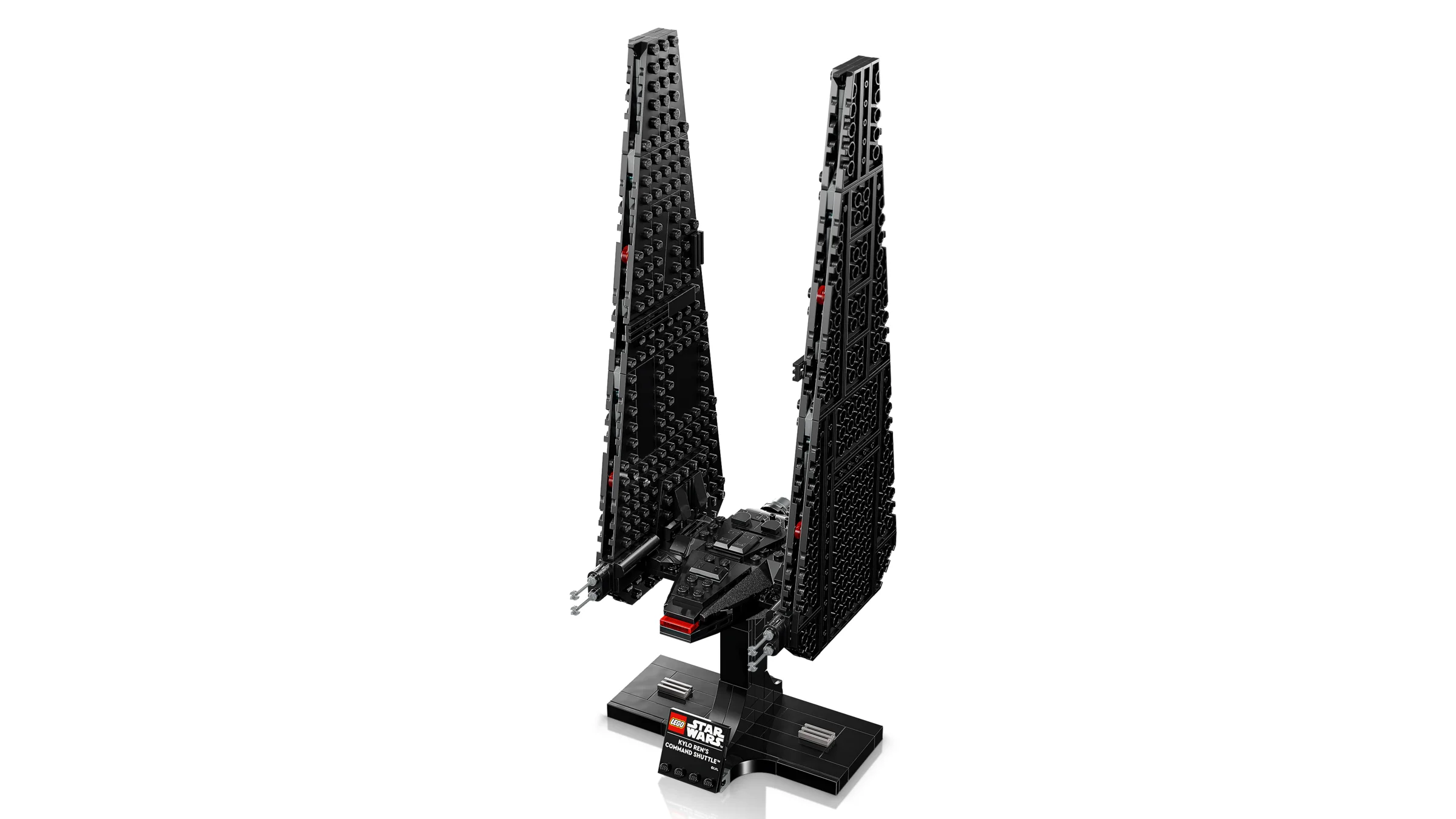 Naveta lui Kylo Ren, un model detaliat și impunător de navă spațială Star Wars.