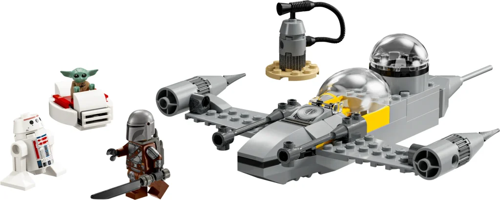 LEGO 75410 - LEGO 75410: O aventură compactă cu Starfighter-ul N-1 al lui Mando și Grogu