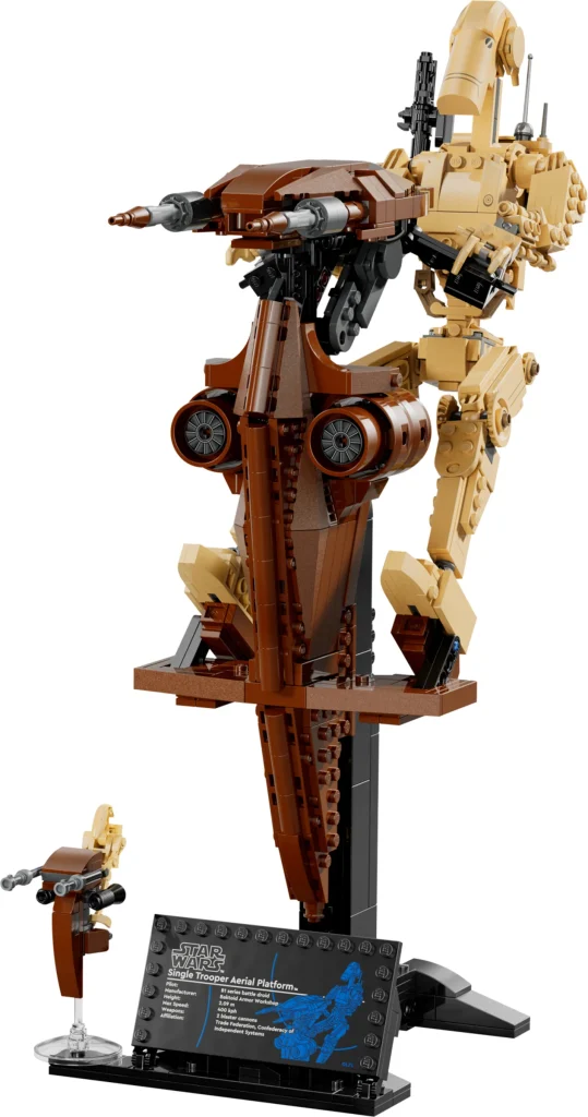 LEGO 75428 - Recenzie LEGO Star Wars 75428 Droid de luptă cu STAP: O amenințare mecanică din piese