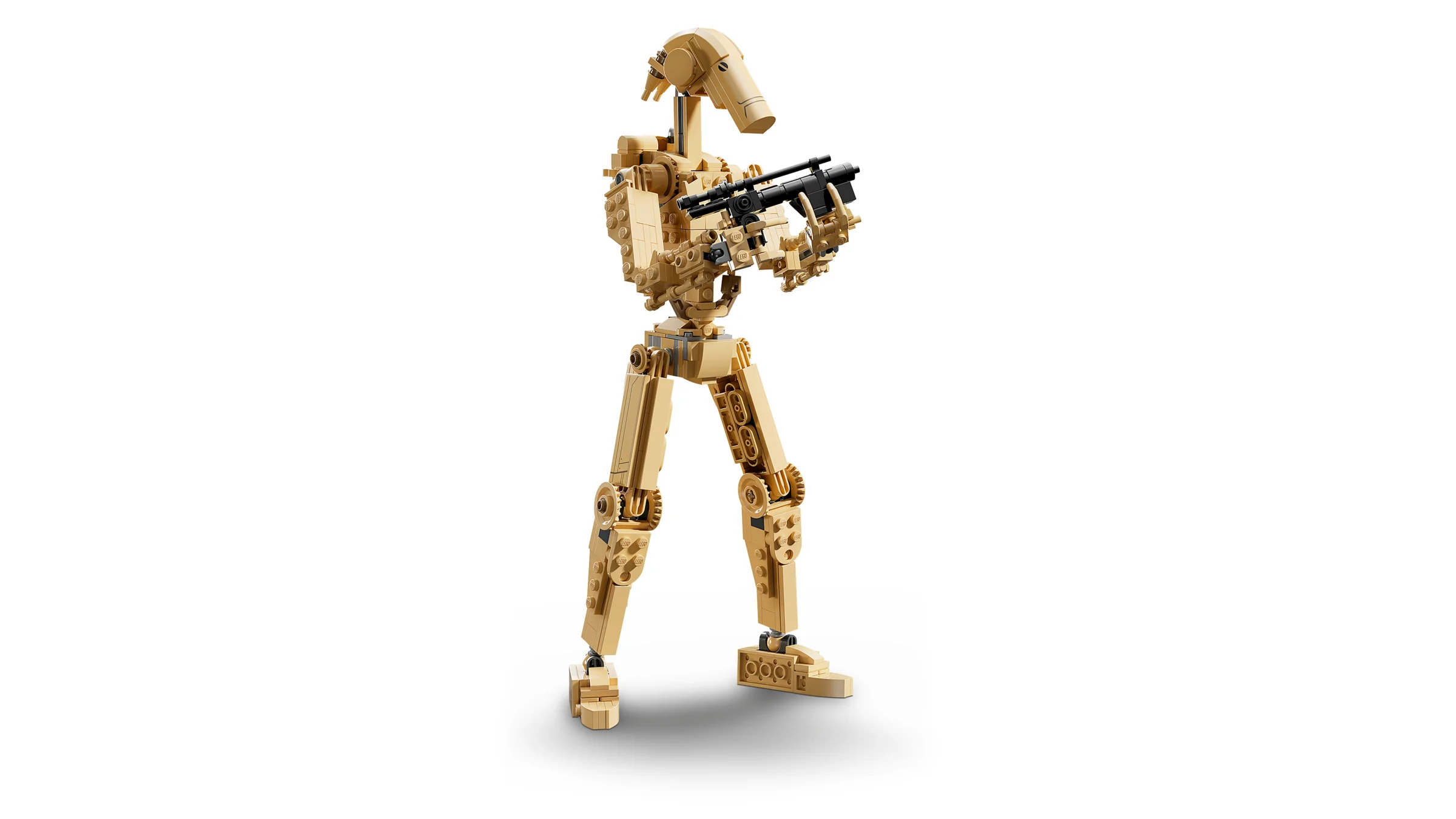 O imagine a droidului de luptă LEGO, parte din setul Star Wars 75428. 