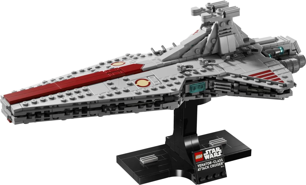 LEGO 75441 - Recenzie LEGO Star Wars 75441 Venator-class Attack Cruiser: O bijuterie fragilă din Războiul Clonelor