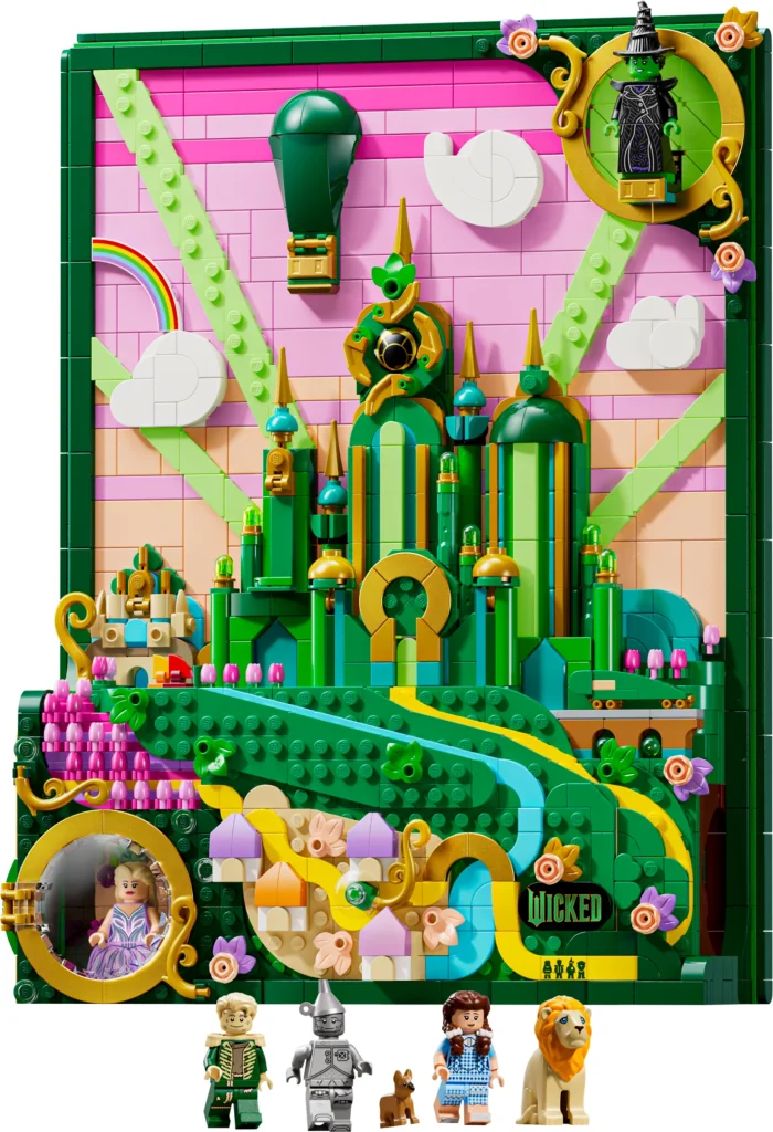 LEGO 75685 - Recenzie LEGO 75685 Emerald City Wall Art: O călătorie magică pe peretele tău