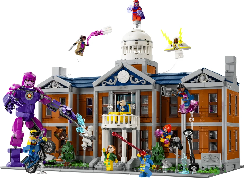 LEGO 76294 - Recenzie LEGO 76294 X-Men: The X-Mansion - Căminul mutanților, piesă cu piesă
