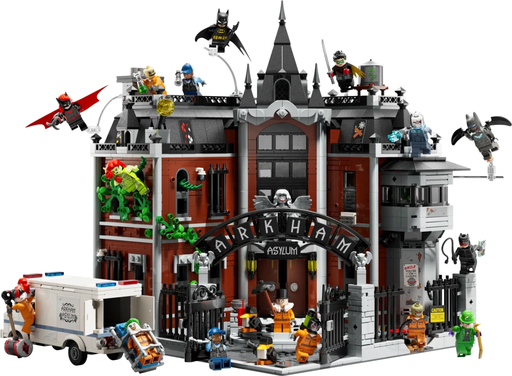 LEGO 76300 - Recenzie LEGO 76300 Arkham Asylum: Nebunie construibilă piesă cu piesă