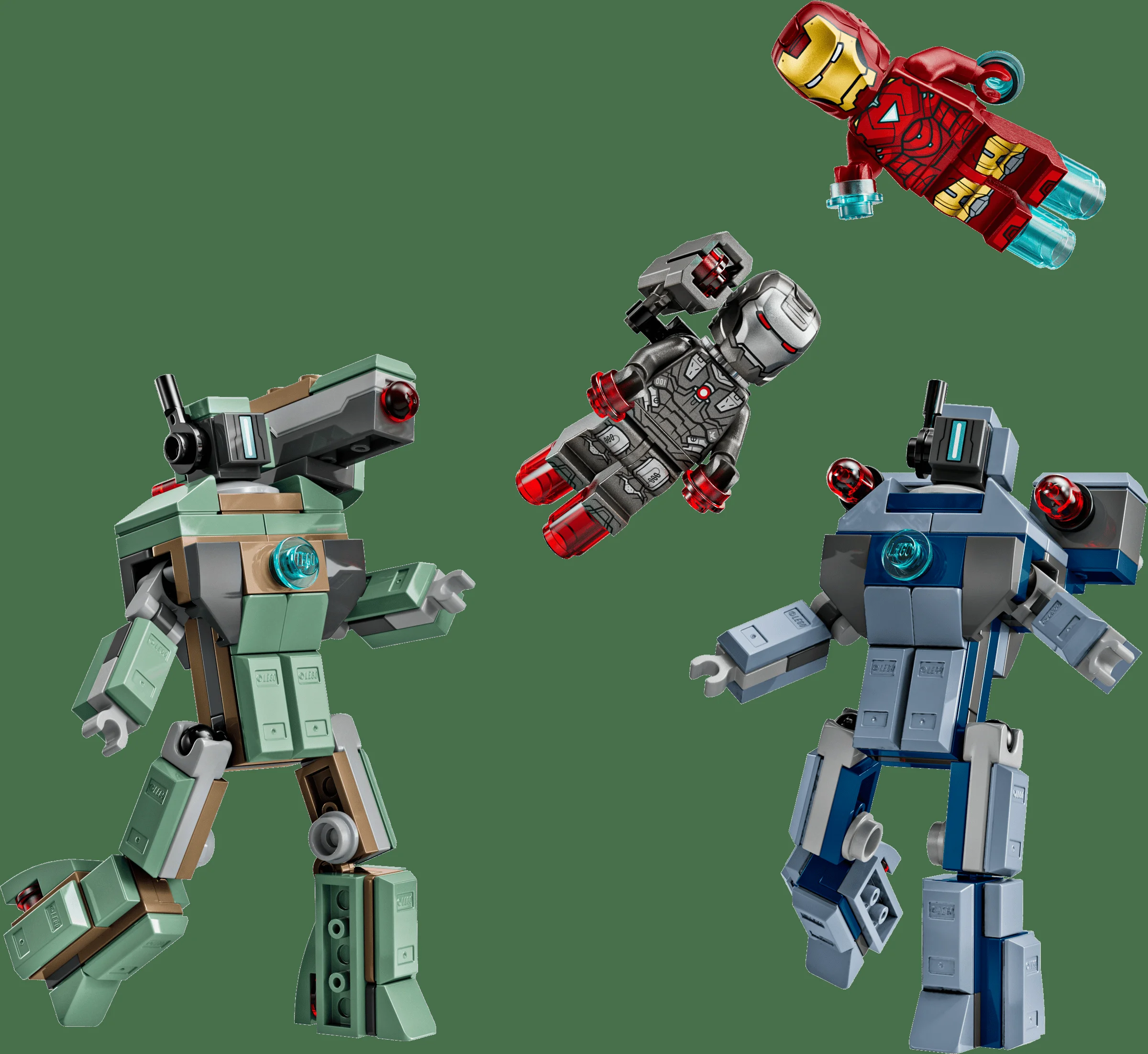 LEGO 76320 - LEGO 76320 Iron Man & War Machine vs. Hammer Drones: Prezentare detaliată