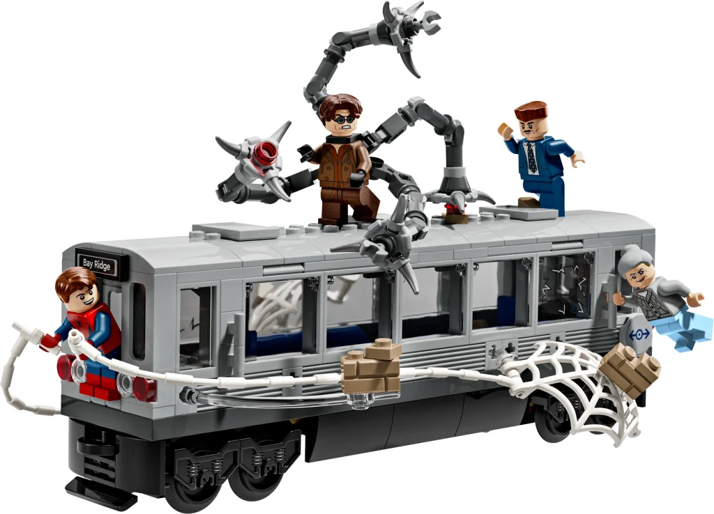 LEGO 76321 - LEGO 76321 Spider-Man vs. Doc Ock: Analiza Scenei din Metrou