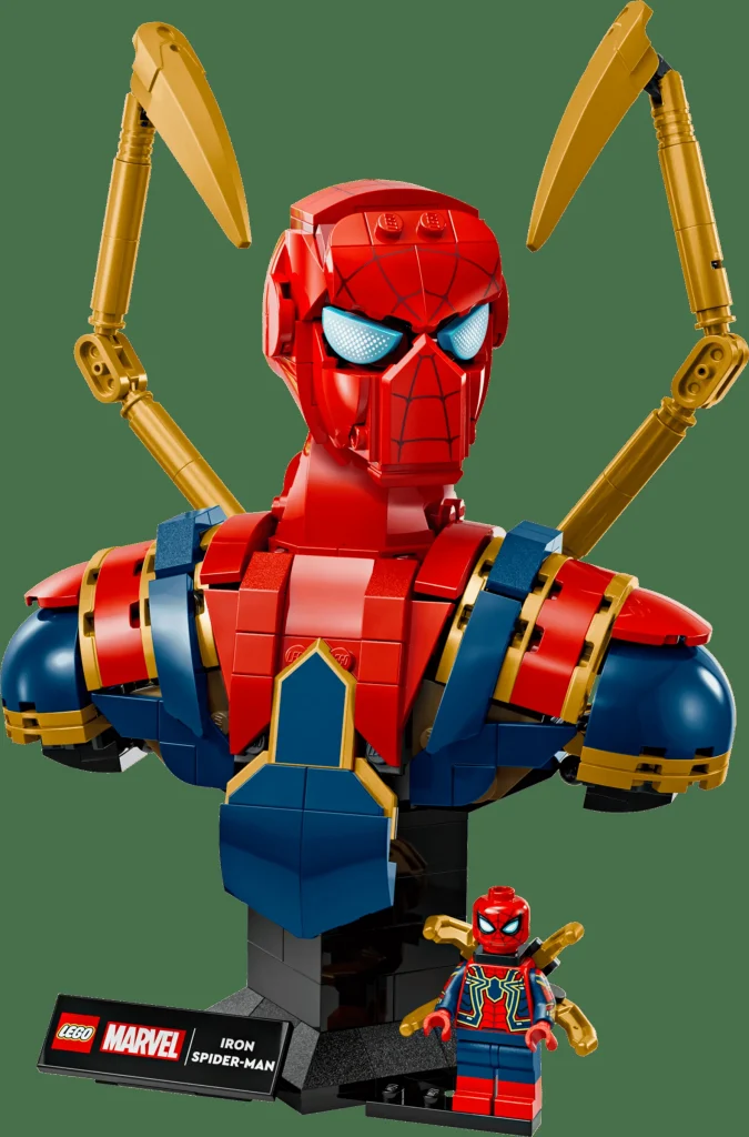 LEGO 76326 - Recenzie LEGO 76326 Bustul Iron Spider-Man: O piesă de colecție pentru fanii Marvel