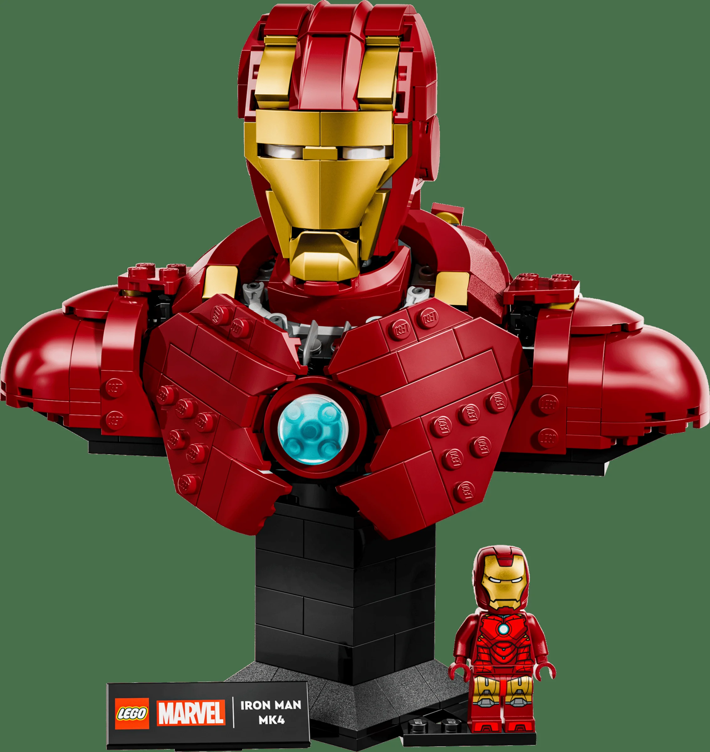 LEGO 76327 - LEGO 76327 Bust Iron Man MK4: O piesă de colecție pentru fanii Marvel