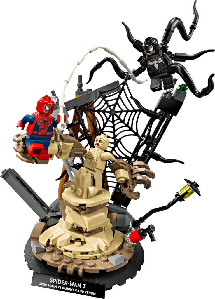 LEGO 76334 - LEGO 76334 Bătălia Epica: Spider-Man vs. Sandman - Prezentarea unui Duel Clasic