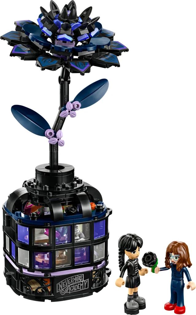 LEGO 76784 - Recenzie LEGO Wednesday 76784 Black Dahlia Flower: O bijuterie botanică întunecată