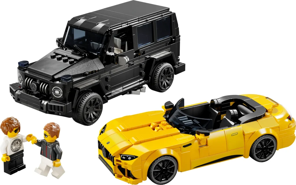 LEGO 76924 - Recenzie LEGO Speed Champions 76924: Putere germană la dublu cu Mercedes-AMG G 63 și SL 63