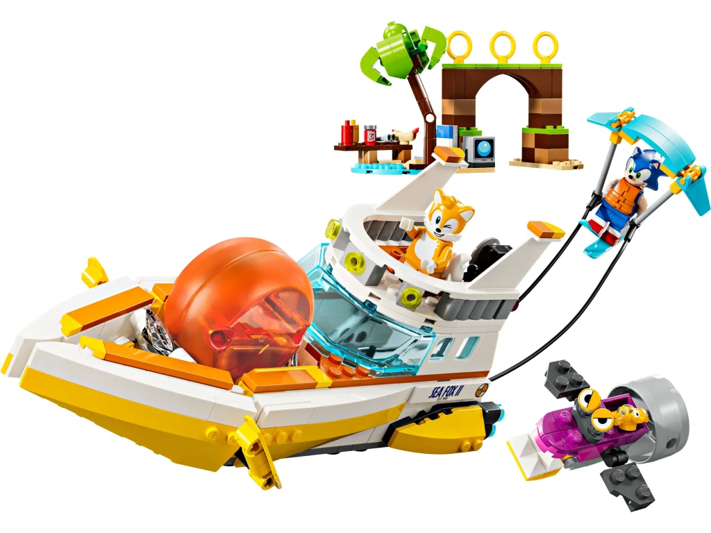 LEGO 76997 - LEGO 76997 Barca de Aventură a lui Tails: O Explorare Acvatică în Lumea Sonic