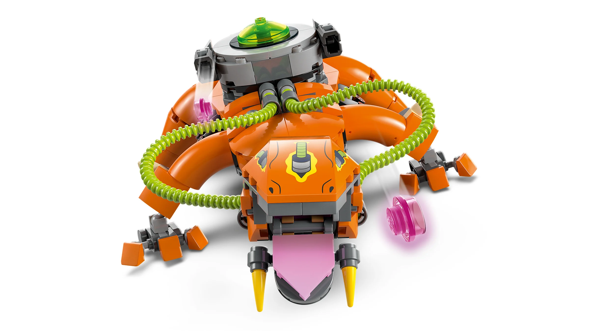Imagine cu Biolizard, setul LEGO 77003. Designul detaliat al modelului este bine vizibil.