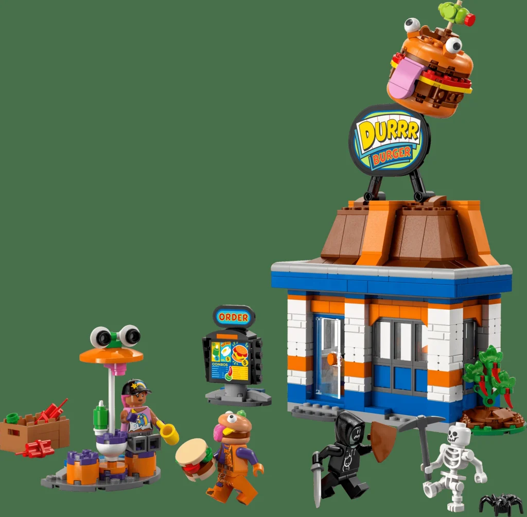 LEGO 77076 - Recenzie LEGO Fortnite 77076 Restaurantul Durrr Burger: O construcție savuroasă