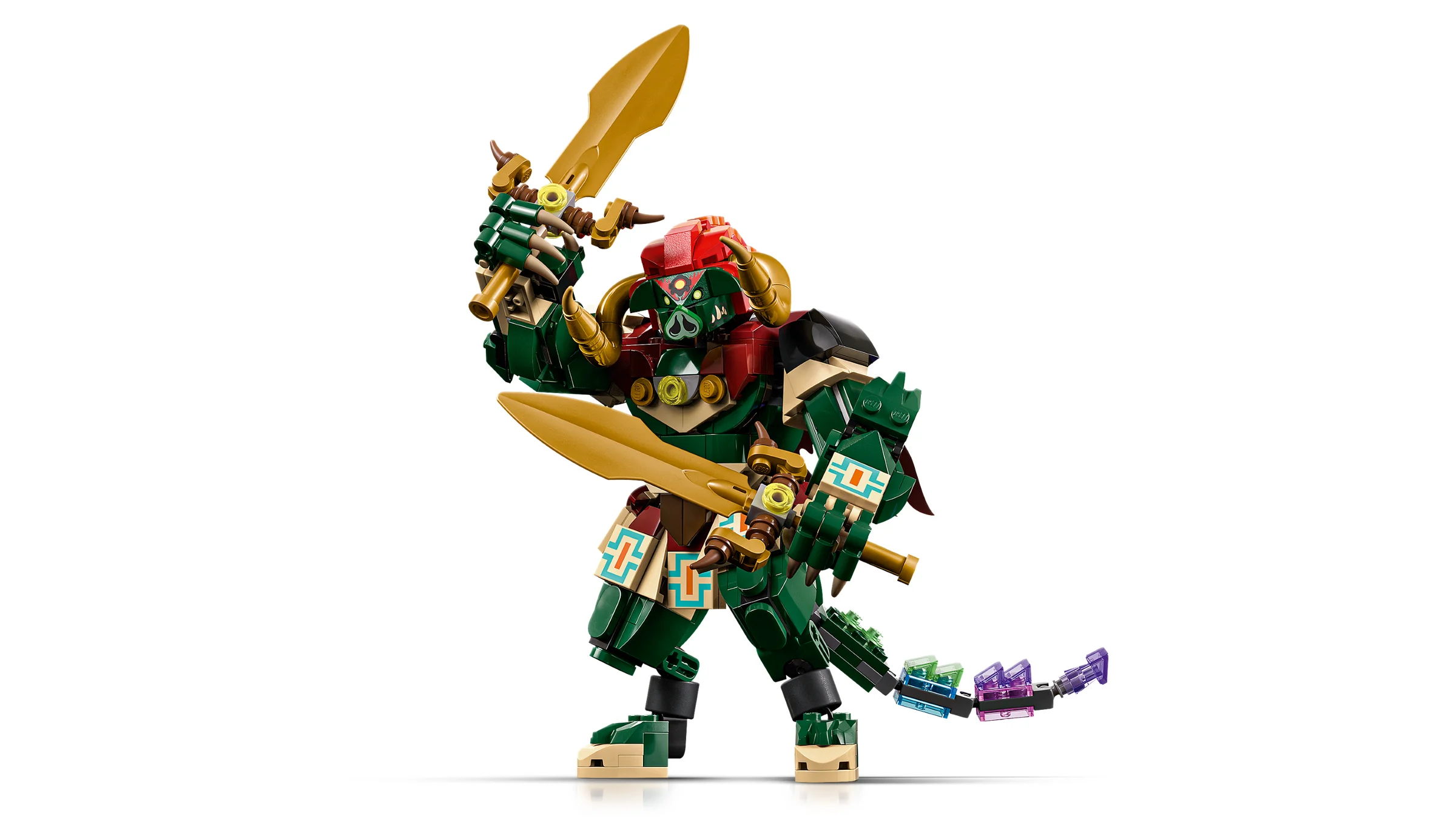 Imagine cu Ganon din LEGO, setul Ocarina of Time. Detaliu.