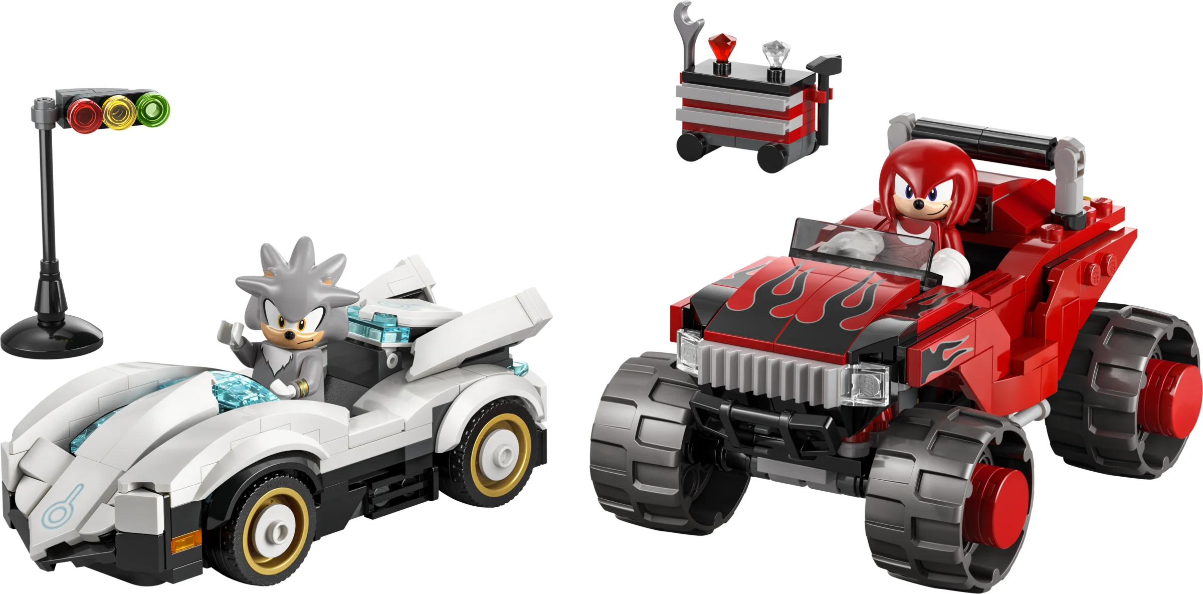 LEGO 77118 - LEGO 77118 Mașina lui Silver vs. Monster Truck-ul lui Knuckles: Analiza Setului