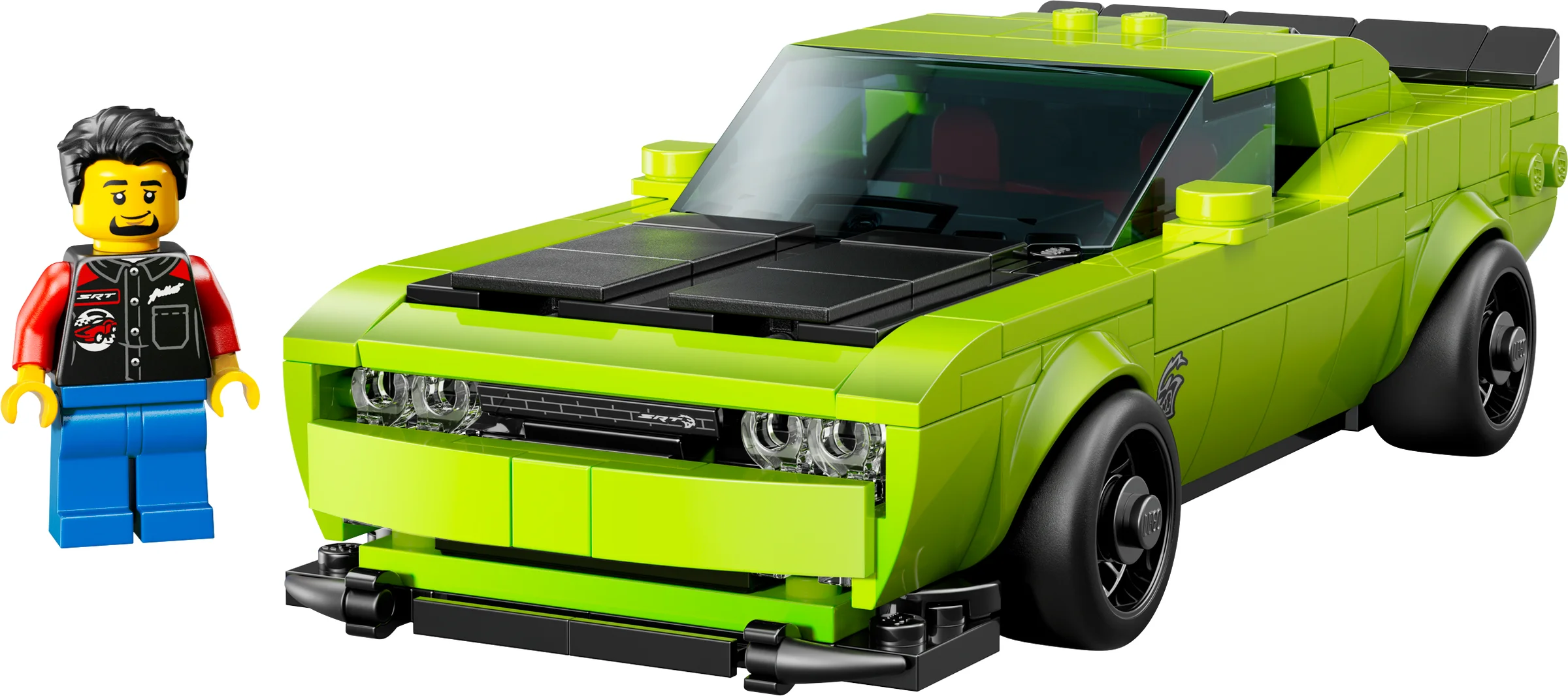 LEGO 77237 - Recenzie LEGO Speed Champions 77237 Dodge Challenger SRT Hellcat: Putere americană fără abțibilduri