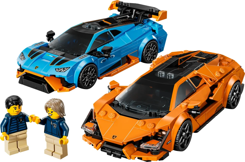 LEGO 77238 - Recenzie LEGO 77238: O doză dublă de adrenalină cu Lamborghini Revuelto și Huracán STO