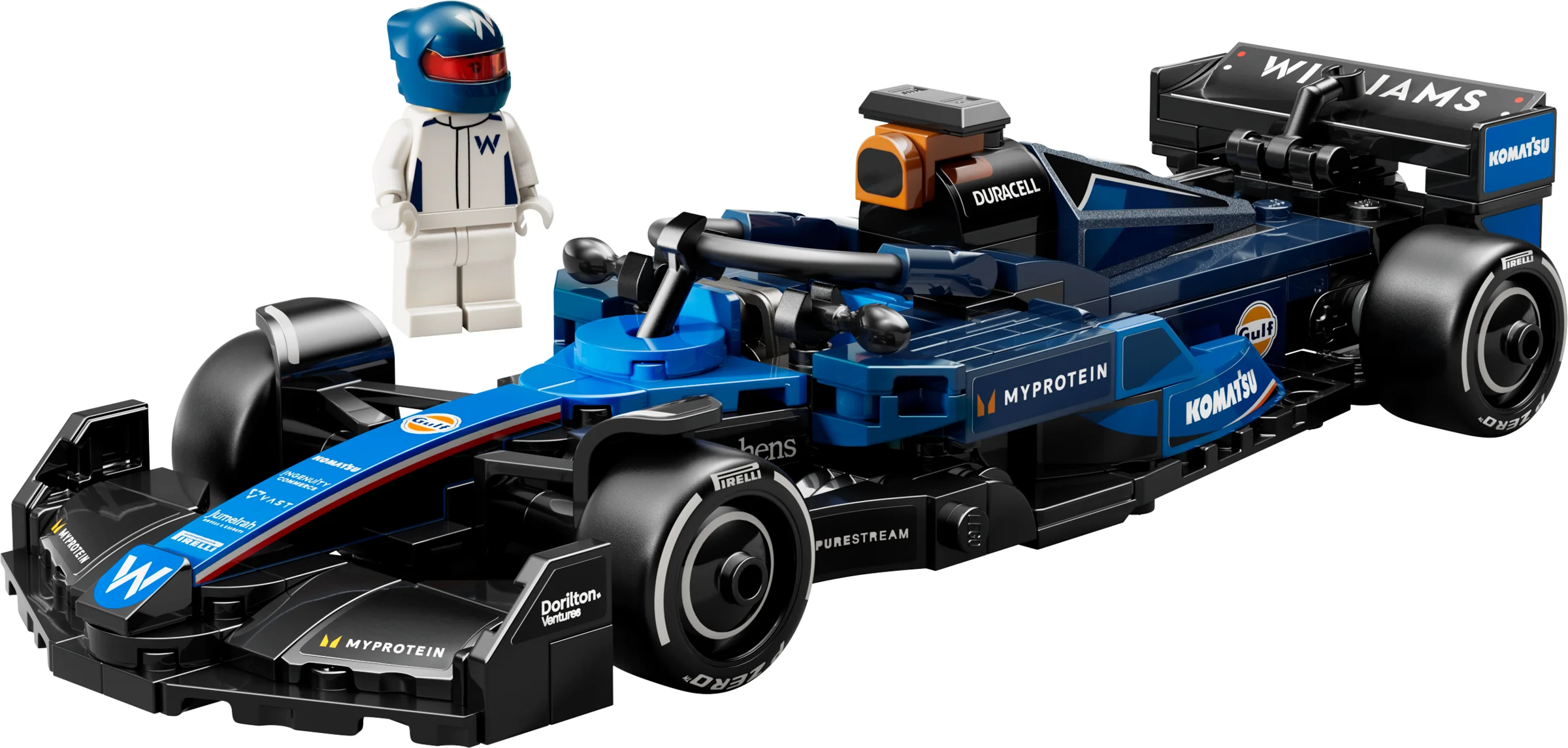 LEGO 77249 - Recenzie LEGO 77249 Williams Racing FW46: Albastrul legendar revine în Speed Champions