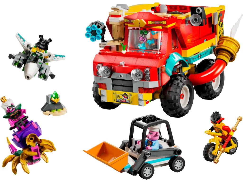 LEGO 80055 - LEGO 80055 Monkie Kid's Team Power Truck: Analiza camionului eroilor