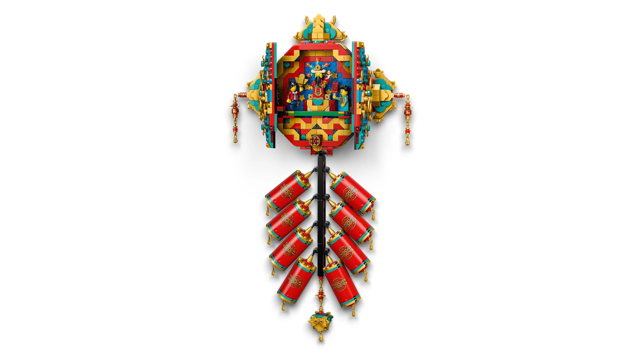 Setul LEGO 80118 Fortune Firecracker, o explozie de culoare și tradiție chinezească.