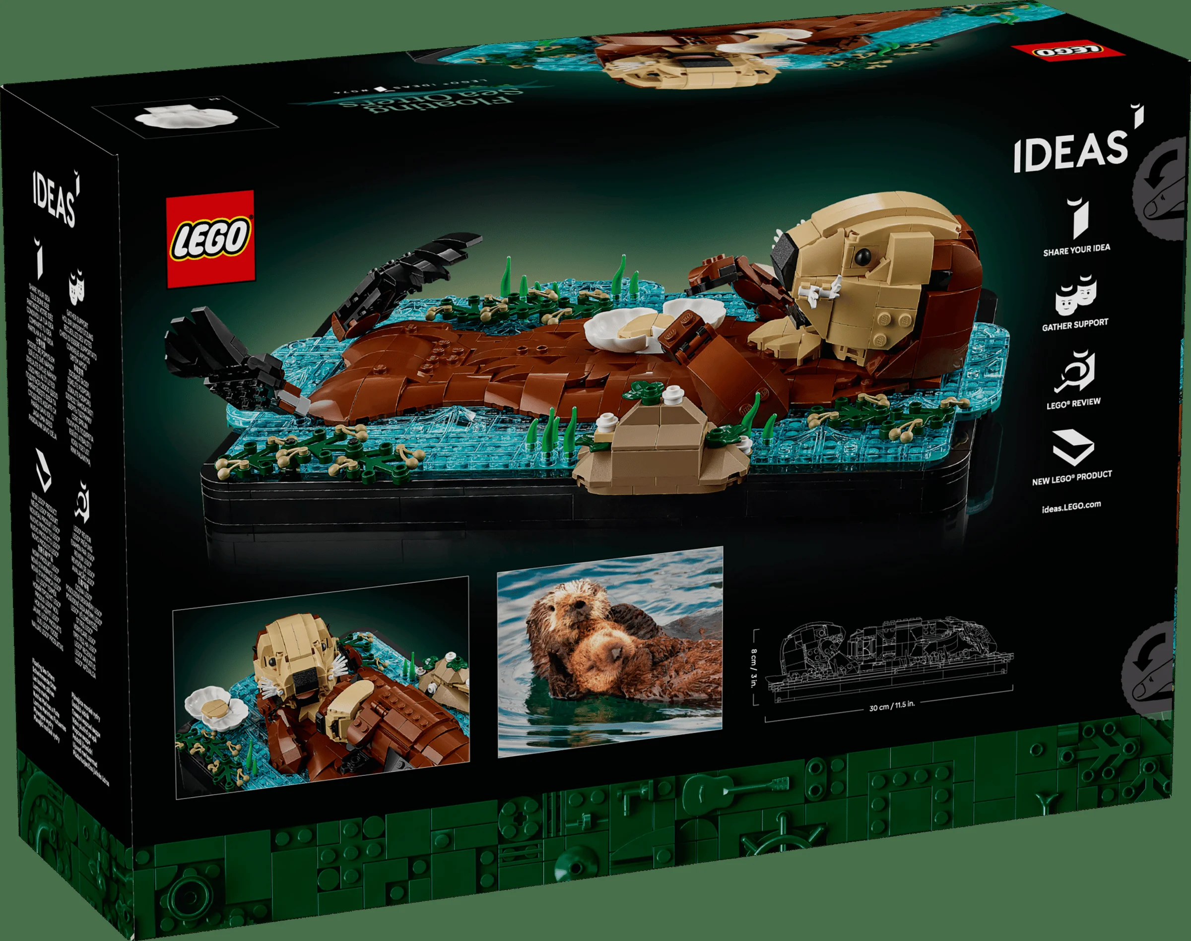 Cutia setului LEGO Ideas 21366, cu imagini detaliate ale modelului finalizat.