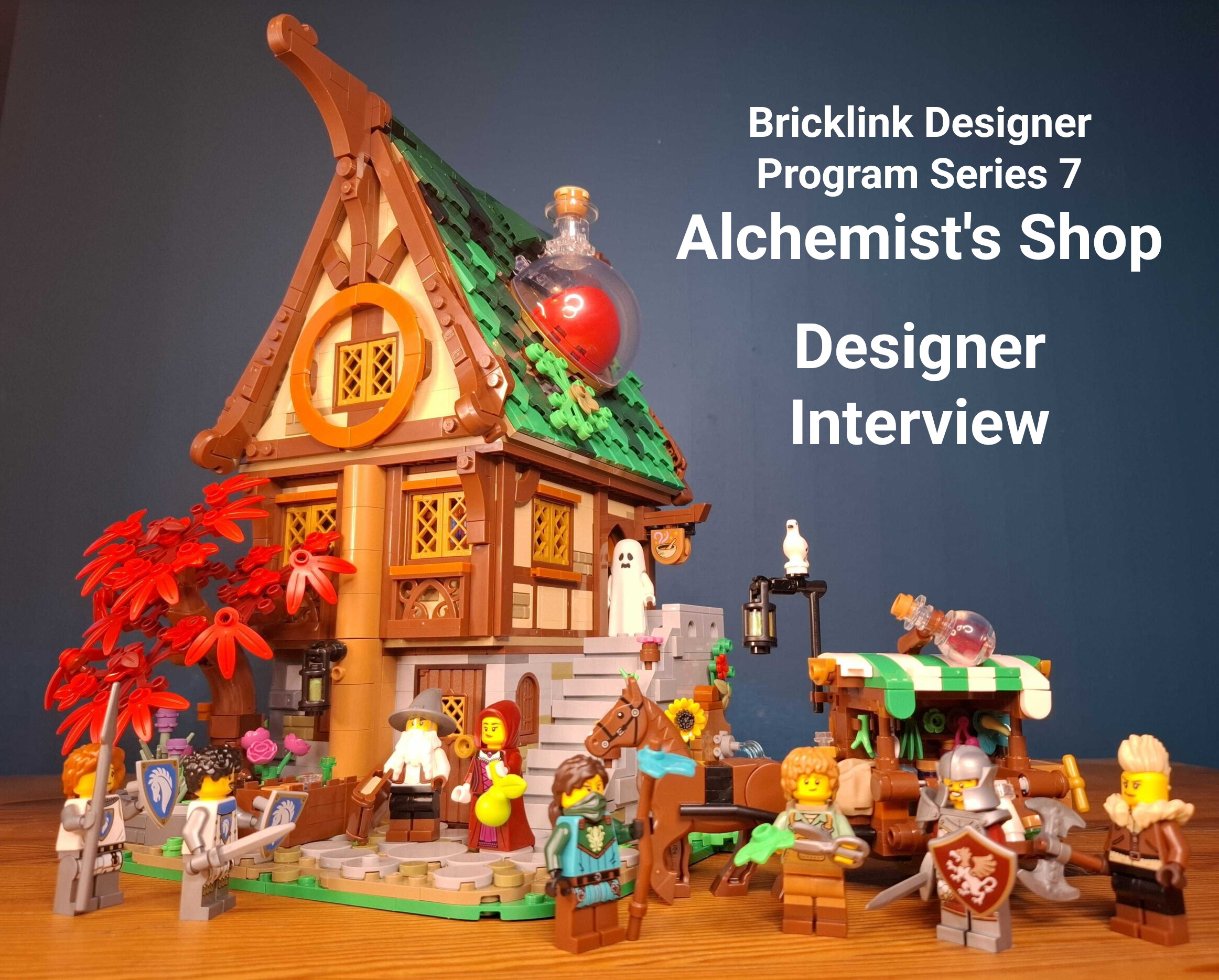 Magia alchimiei prinde viață: Detalii despre noul set Alchemist’s Shop din BrickLink Designer Program Series 7