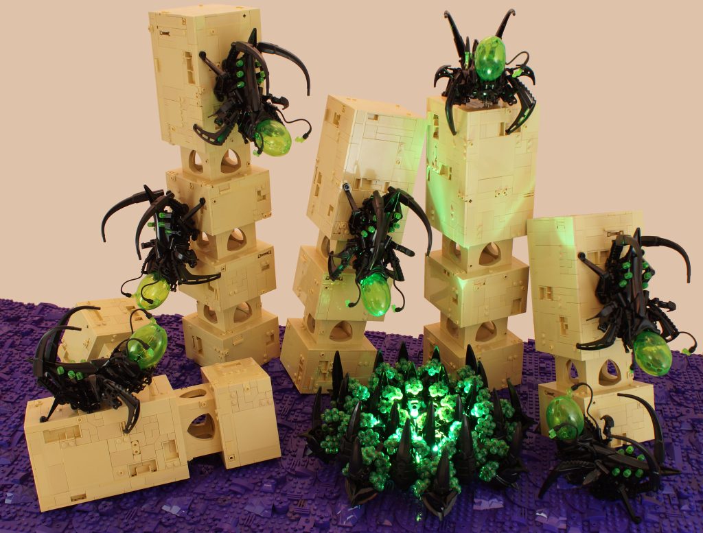Arhitectura extraterestră și teroarea insectoidă: Detalii despre impresionanta creație „The Brood of Kha’thra”