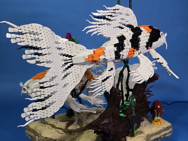 Arta mișcării în piese LEGO: Fascinantul model Koi creat de David Duperre