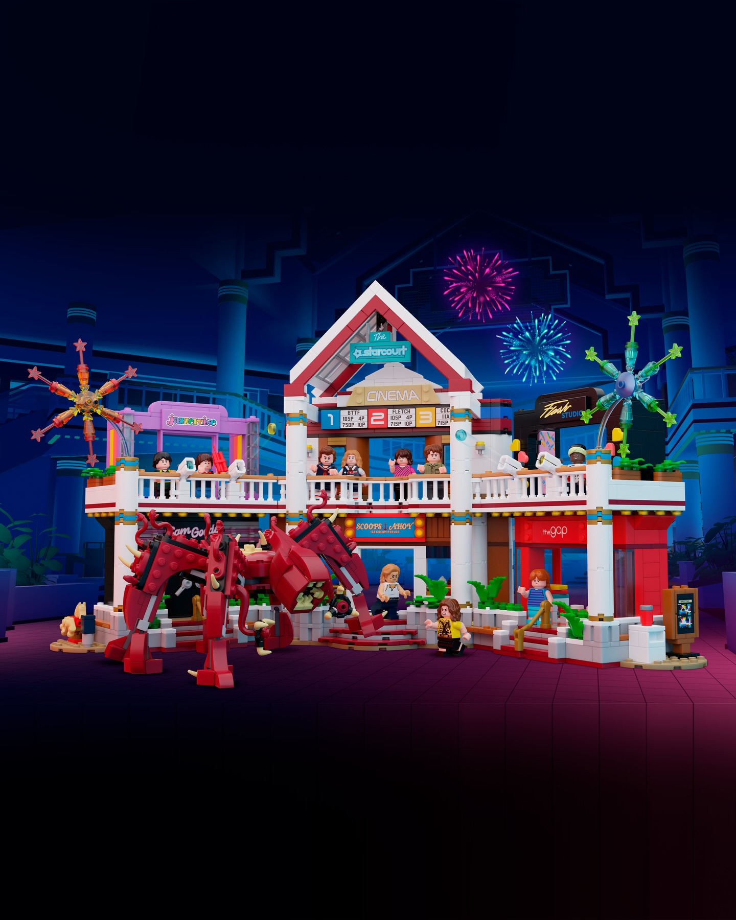 Spiritul din Hawkins prinde viață: Creații spectaculoase LEGO inspirate de finalul seriei Stranger Things