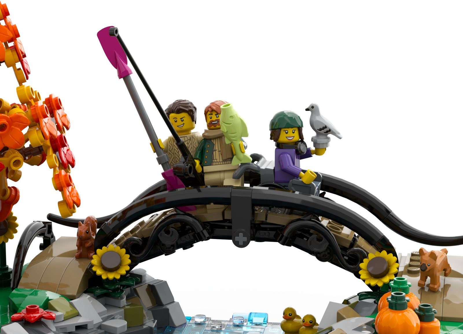 Detalii despre proiectul Autumn Riverbend Retreat: O incursiune nostalgică în universul BrickLink Designer Program Series 10