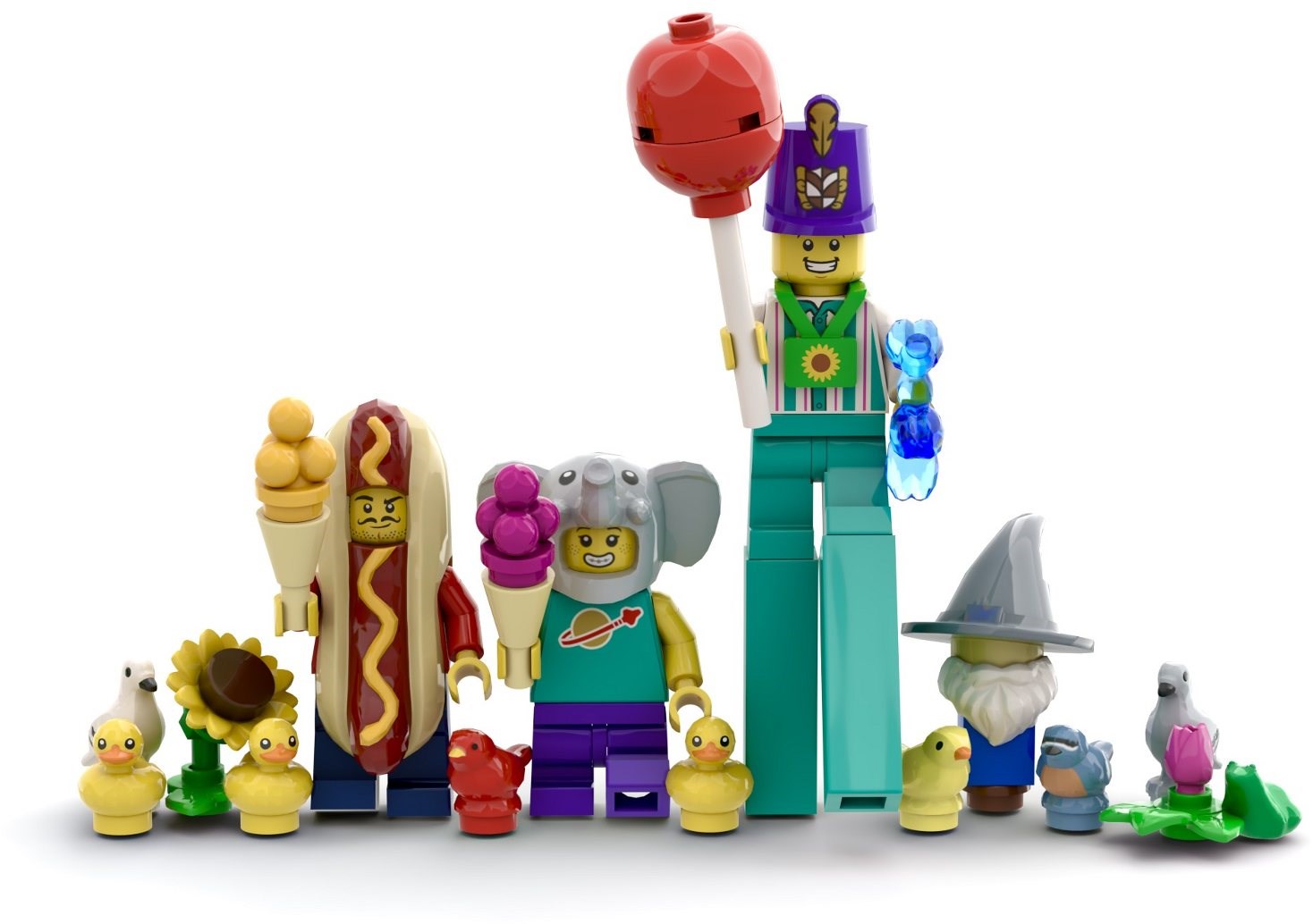 Detalii noi despre Sugar Spun Scoops Ice Cream Co.: O explozie de culoare în BrickLink Designer Program Series 10