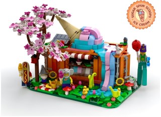 Detalii noi despre Sugar Spun Scoops Ice Cream Co.: O explozie de culoare în BrickLink Designer Program Series 10