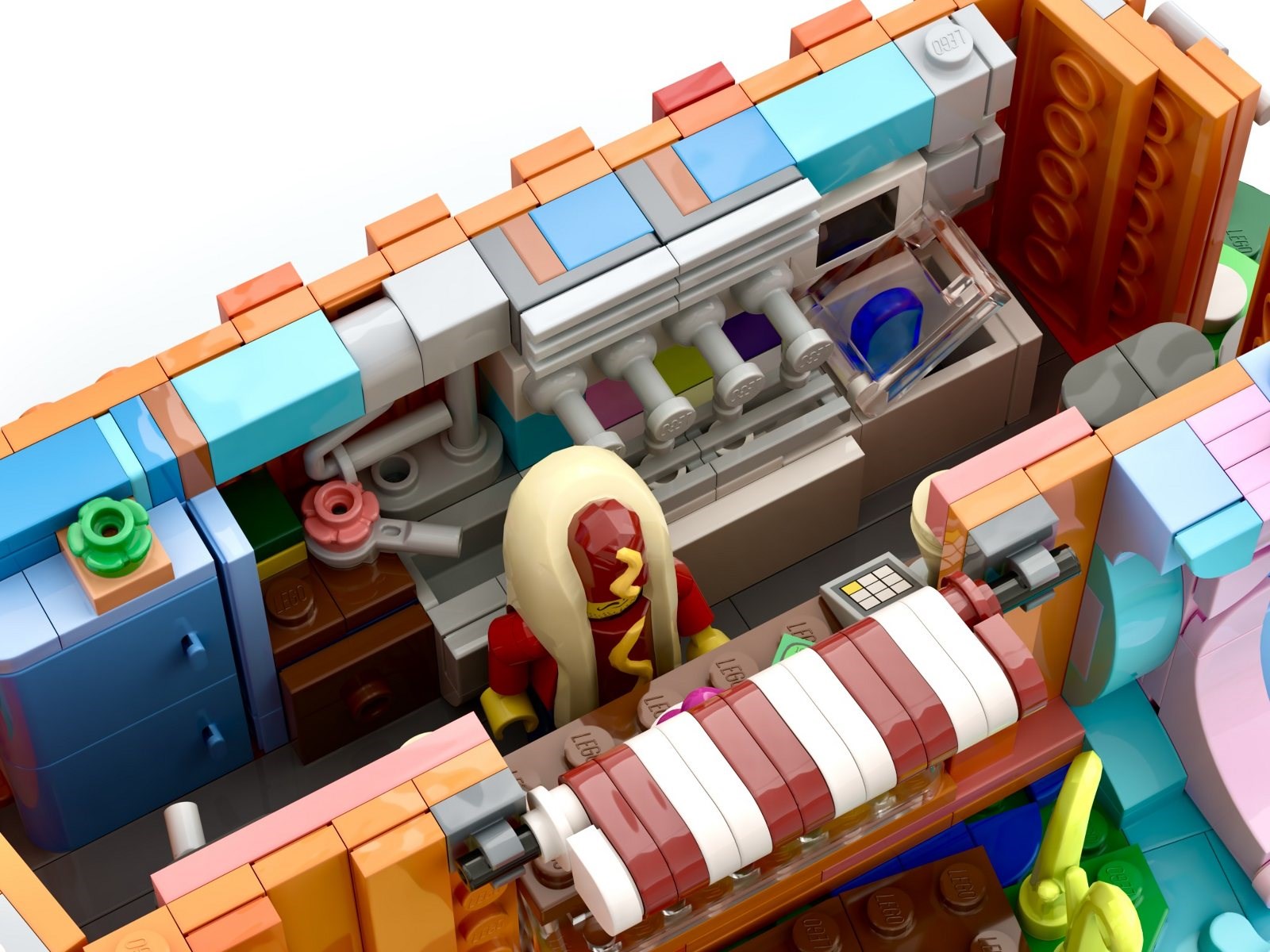 Detalii noi despre Sugar Spun Scoops Ice Cream Co.: O explozie de culoare în BrickLink Designer Program Series 10