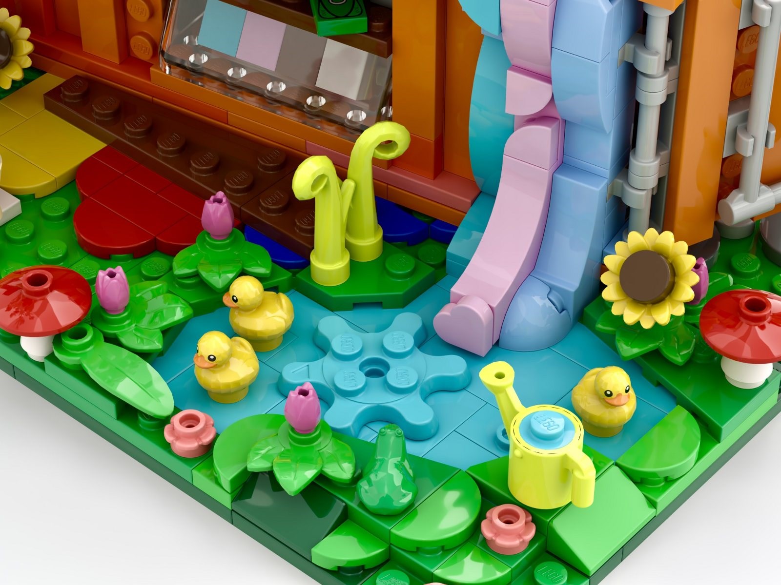 Detalii noi despre Sugar Spun Scoops Ice Cream Co.: O explozie de culoare în BrickLink Designer Program Series 10