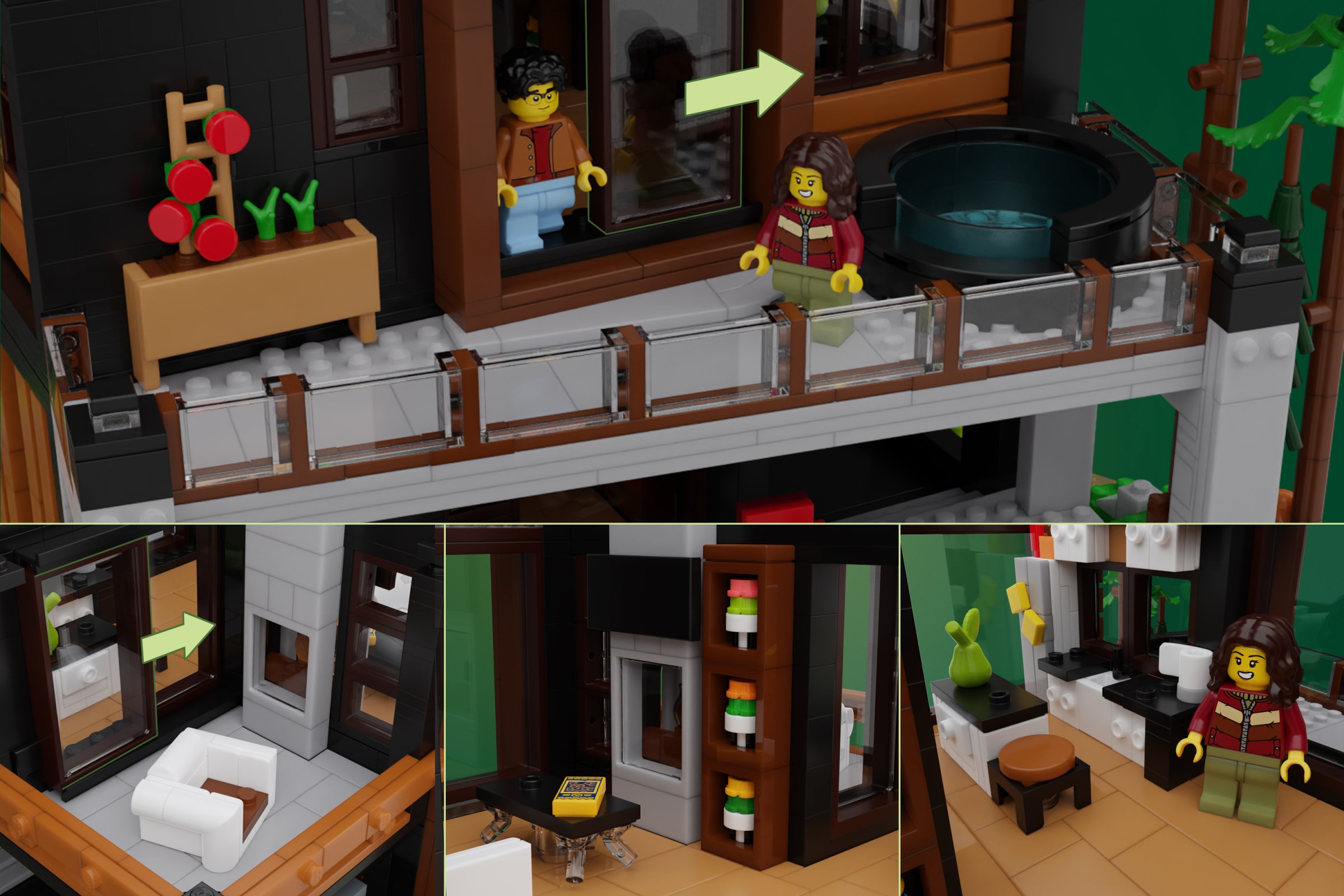 Detalii noi despre Forest Residence: O capodoperă arhitecturală în cadrul BrickLink Designer Program Series 10