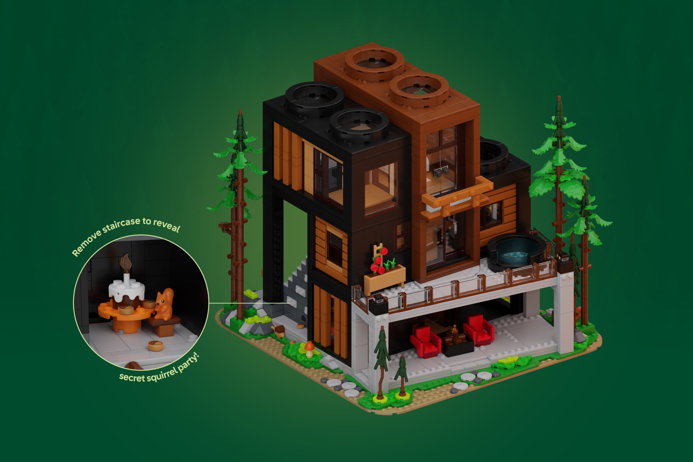 Detalii noi despre Forest Residence: O capodoperă arhitecturală în cadrul BrickLink Designer Program Series 10