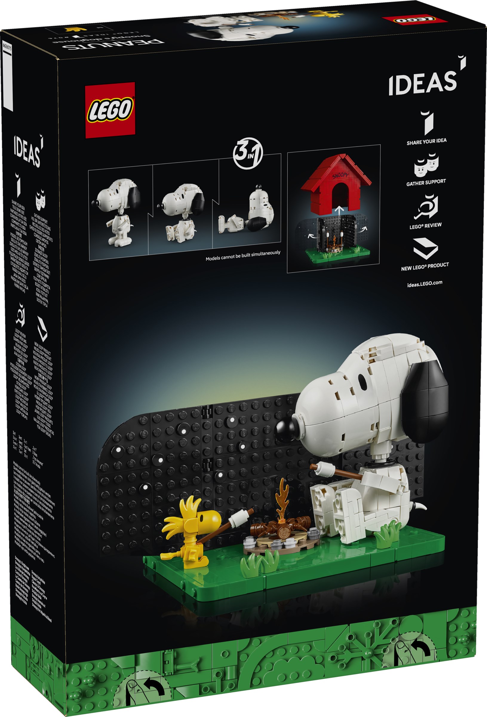 LEGO anunță Peanuts: Snoopy's Doghouse (21368) – O călătorie nostalgică în universul lui Charles M. Schulz