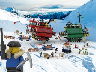 Polar Nomads: Crawler Convoy – O aventură înghețată spectaculoasă în BrickLink Designer Program Series 10