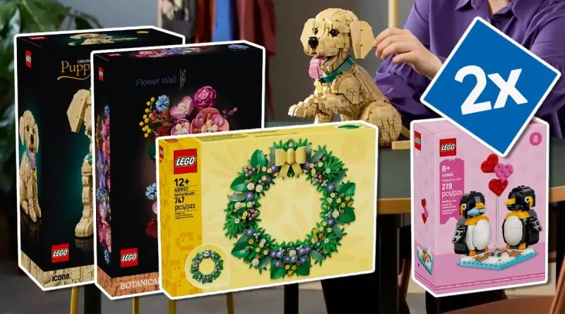 LEGO lansează trei seturi noi spectaculoase în februarie 2026: Double Points și cadouri exclusive pentru fani