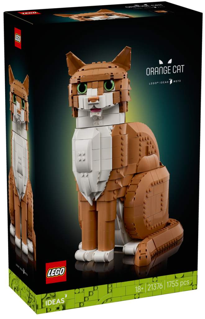 Ofertă specială LEGO: Precomandă noul set Ideas Orange Cat pentru puncte duble și un cadou romantic gratuit