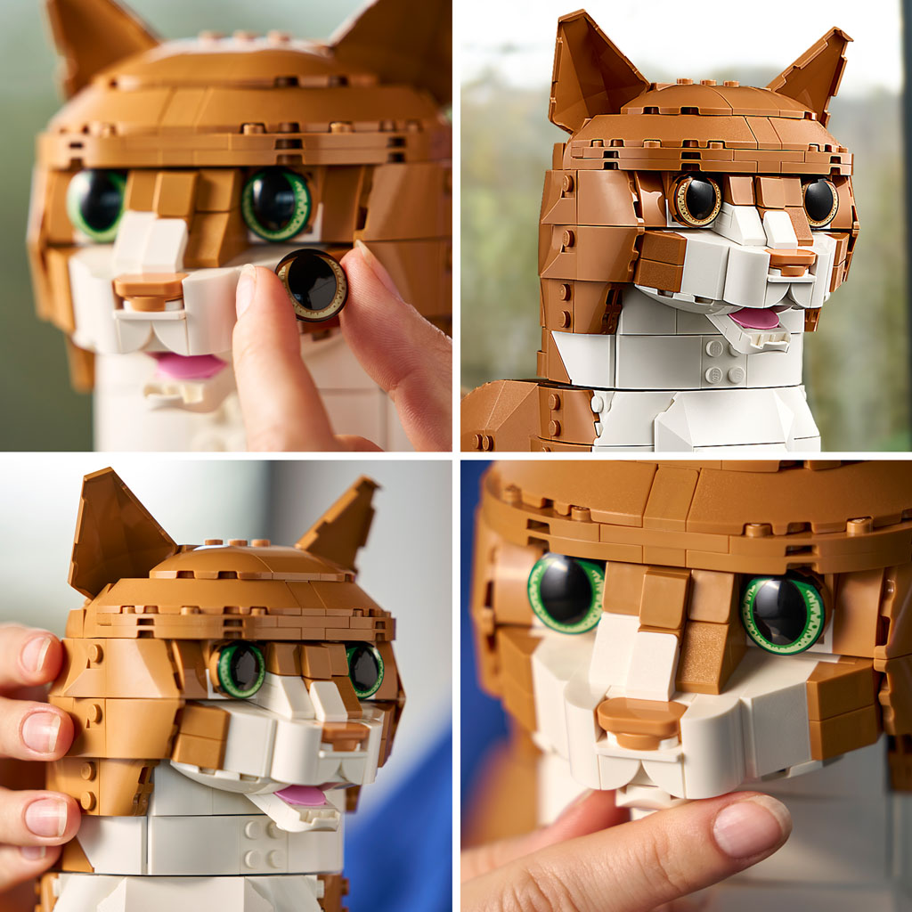 LEGO anunță oficial noul set LEGO Ideas Orange Cat (21376): O felină adorabilă din piese pentru colecția ta