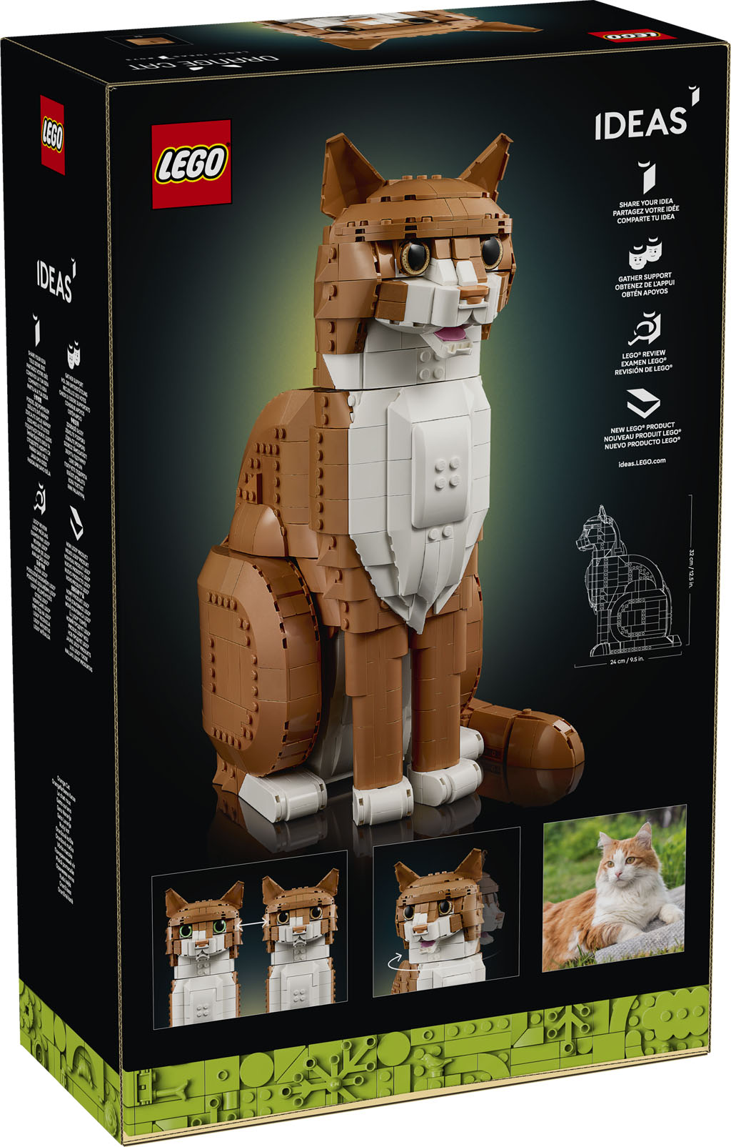 LEGO anunță oficial noul set LEGO Ideas Orange Cat (21376): O felină adorabilă din piese pentru colecția ta