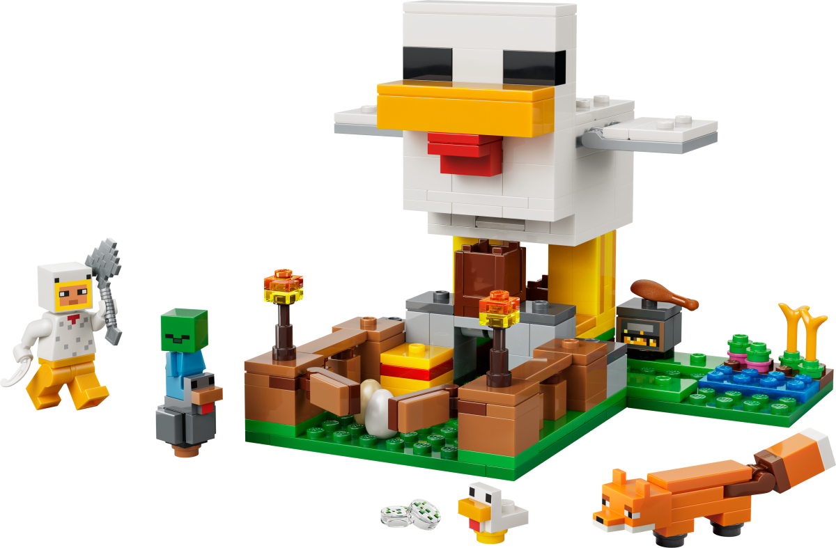 LEGO pregătește o invazie de Chicken Jockeys în 2026: Detalii despre noile seturi Minecraft inspirate de film