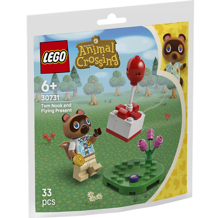 LEGO lansează 30731 Tom Nook and the Flying Gift: O nouă aventură Animal Crossing într-un format compact