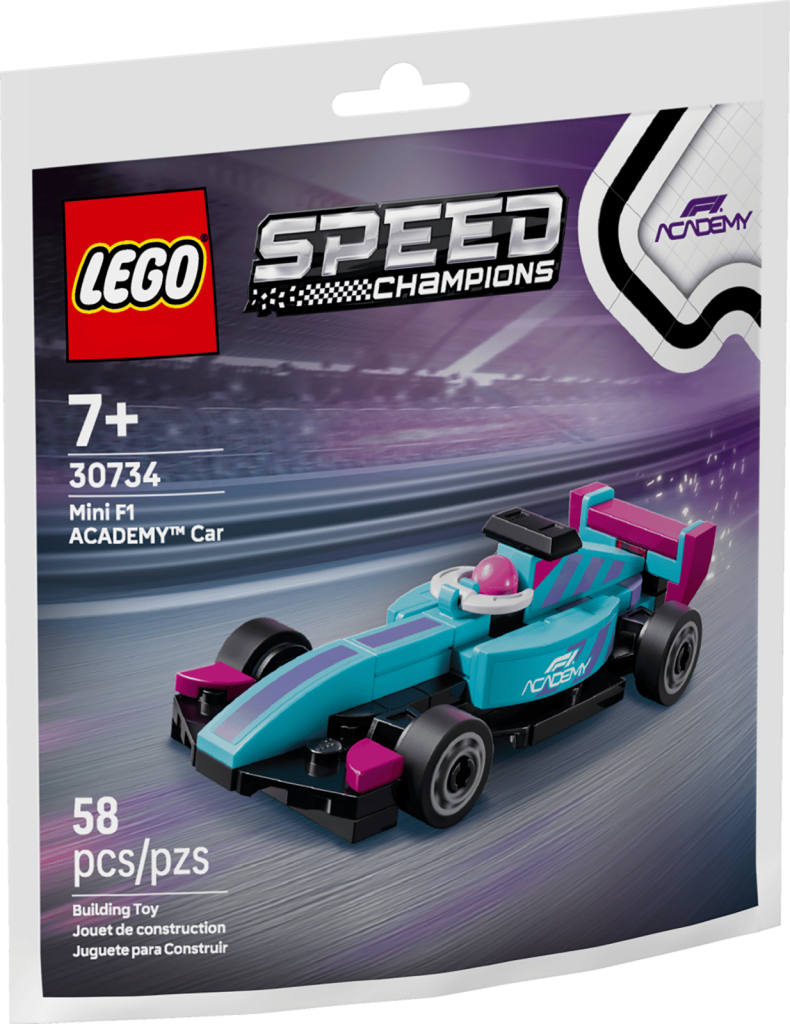 LEGO lansează noul set Speed Champions 30734 Mini F1 ACADEMY Car: O celebrare a curselor feminine în format compact